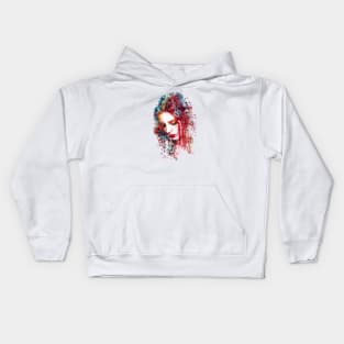 Sad Woman Kids Hoodie